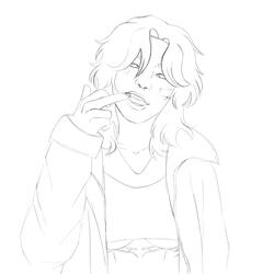 $7 (bust sketch)